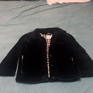 Urban Republic Black Faux Fur Kids Jacket